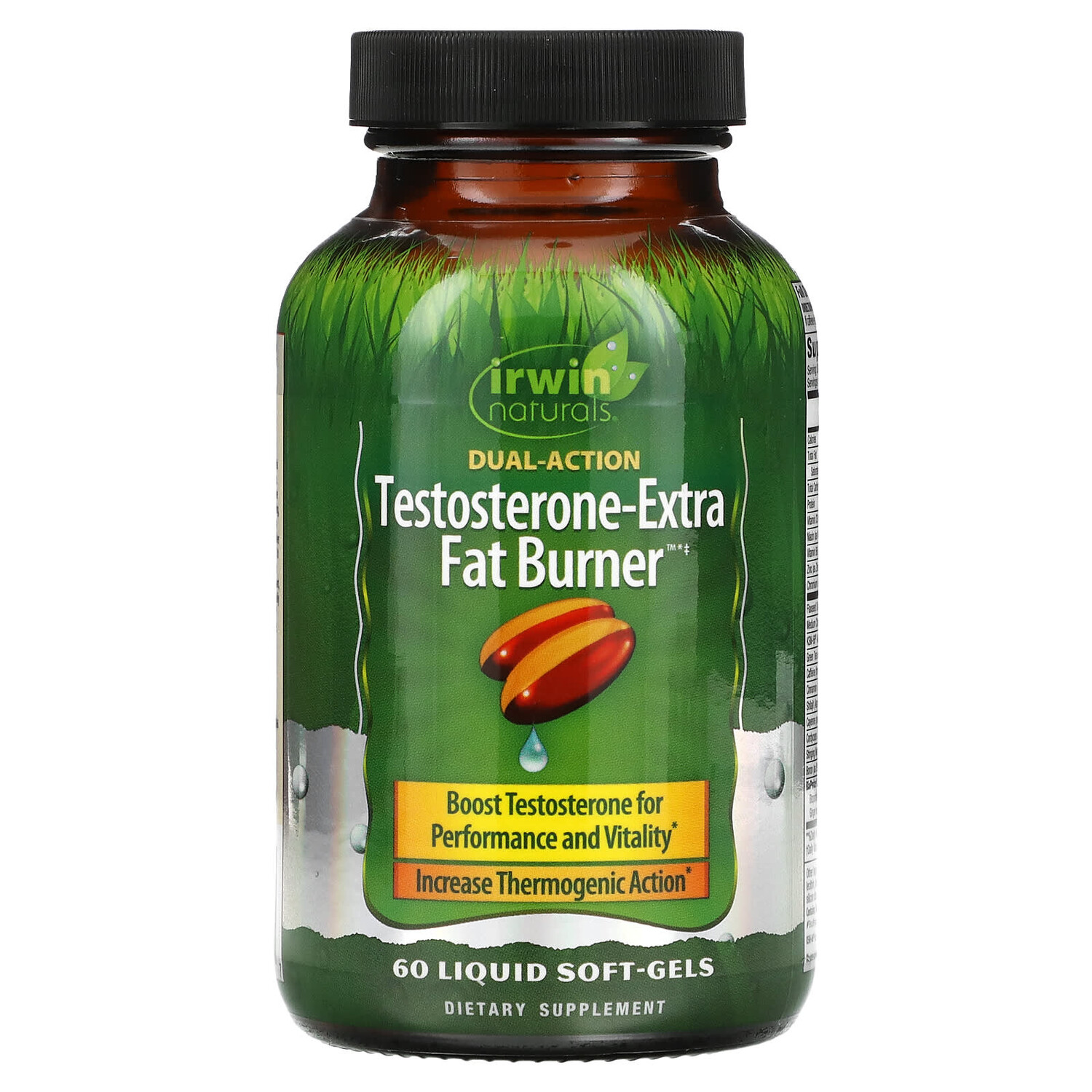 

Testosterone-Extra Fat Burner, 60 мягких таблеток, Irwin Naturals