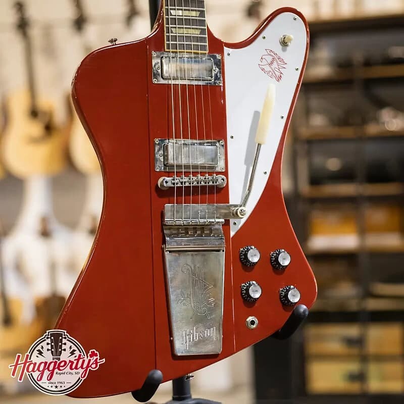 

Электрогитара Gibson 1963 Firebird V With Maestro Vibrola - Ember Red, Murphy Lab Ultra Light Aged w/Custom Shop Hardshell Case