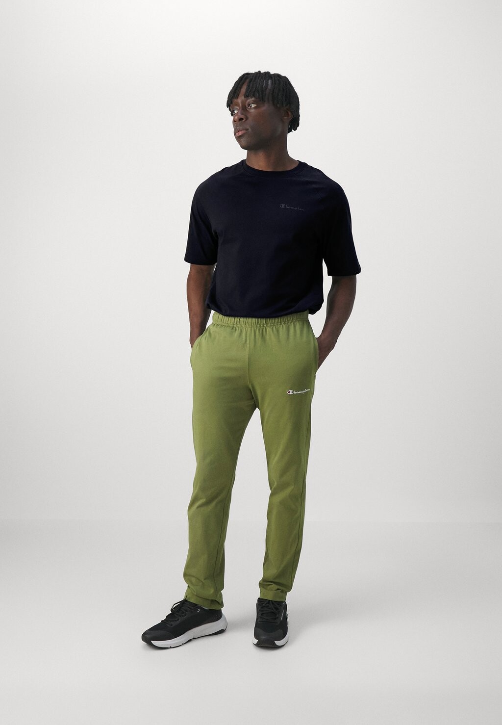 

Спортивные штаны Classic Straight Hem Pants Champion, темно-зеленые