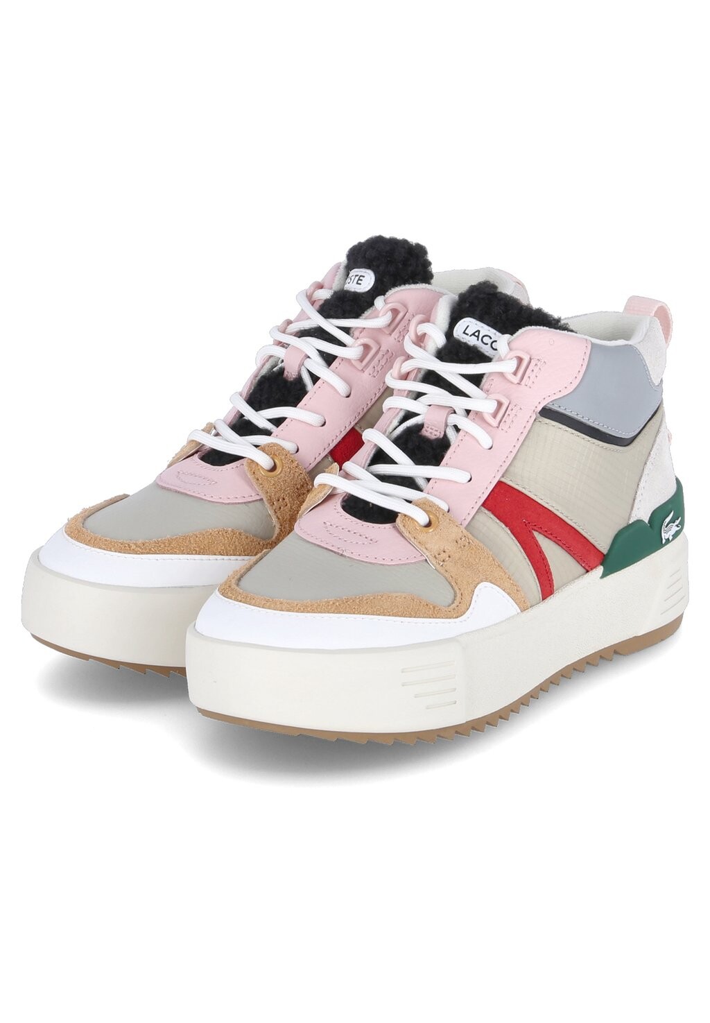 

Высокие кроссовки Lacoste, серый