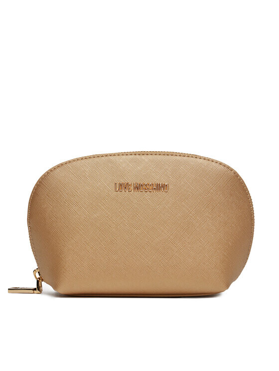 

Золотая косметичка Love Moschino, желтый