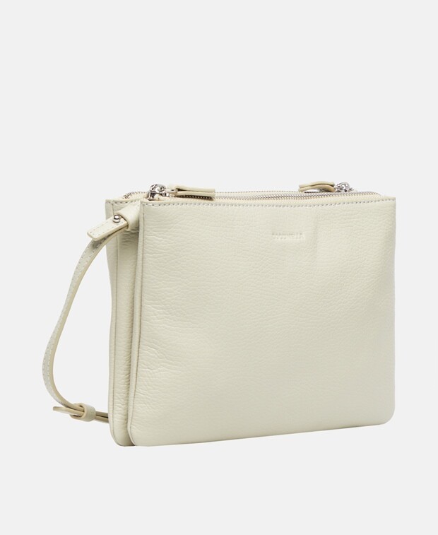 

Кожаная сумка-мессенджер Coccinelle, цвет Medium Grey