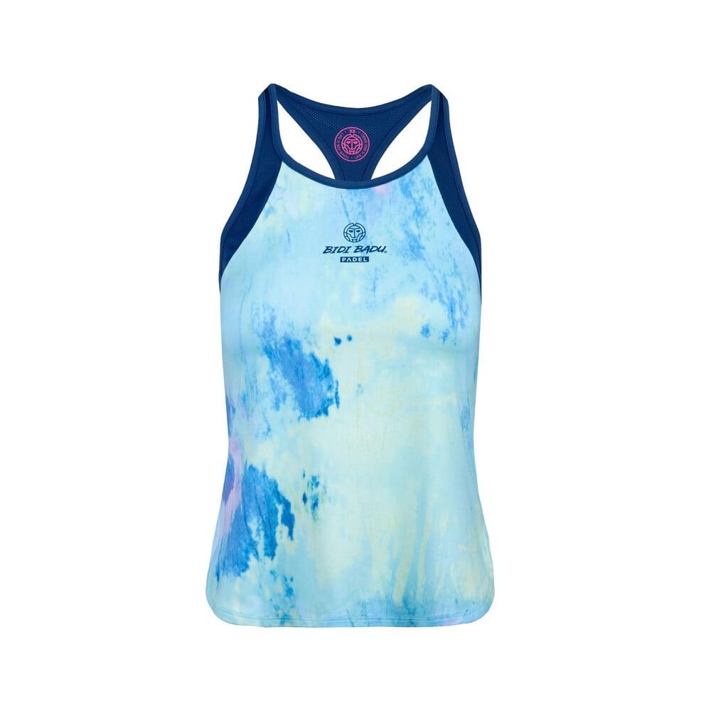 

Футболка BIDI BADU Amrei Tech Tank aqua, dark blue, цвет aqua/dunkelblau