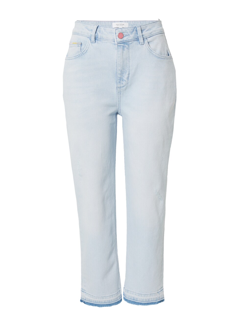Обычные джинсы Comma Casual Identity, светло-синий широкие джинсы comma casual identity светло синий