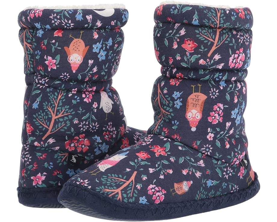Домашняя обувь Joules Padabout Boot Slippers, цвет Blue Owls
