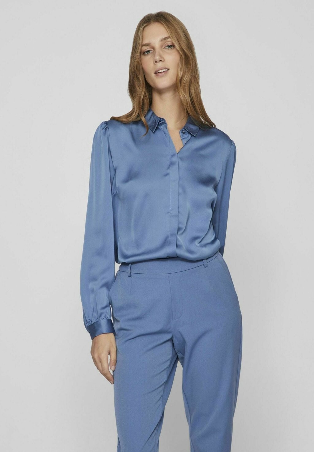 

Рубашка Viellette Ls Noos VILA, цвет coronet blue