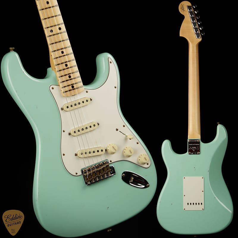 цена Электрогитара Fender Custom Shop Limited Edition 1968 Stratocaster Journeyman - Aged Surf Green