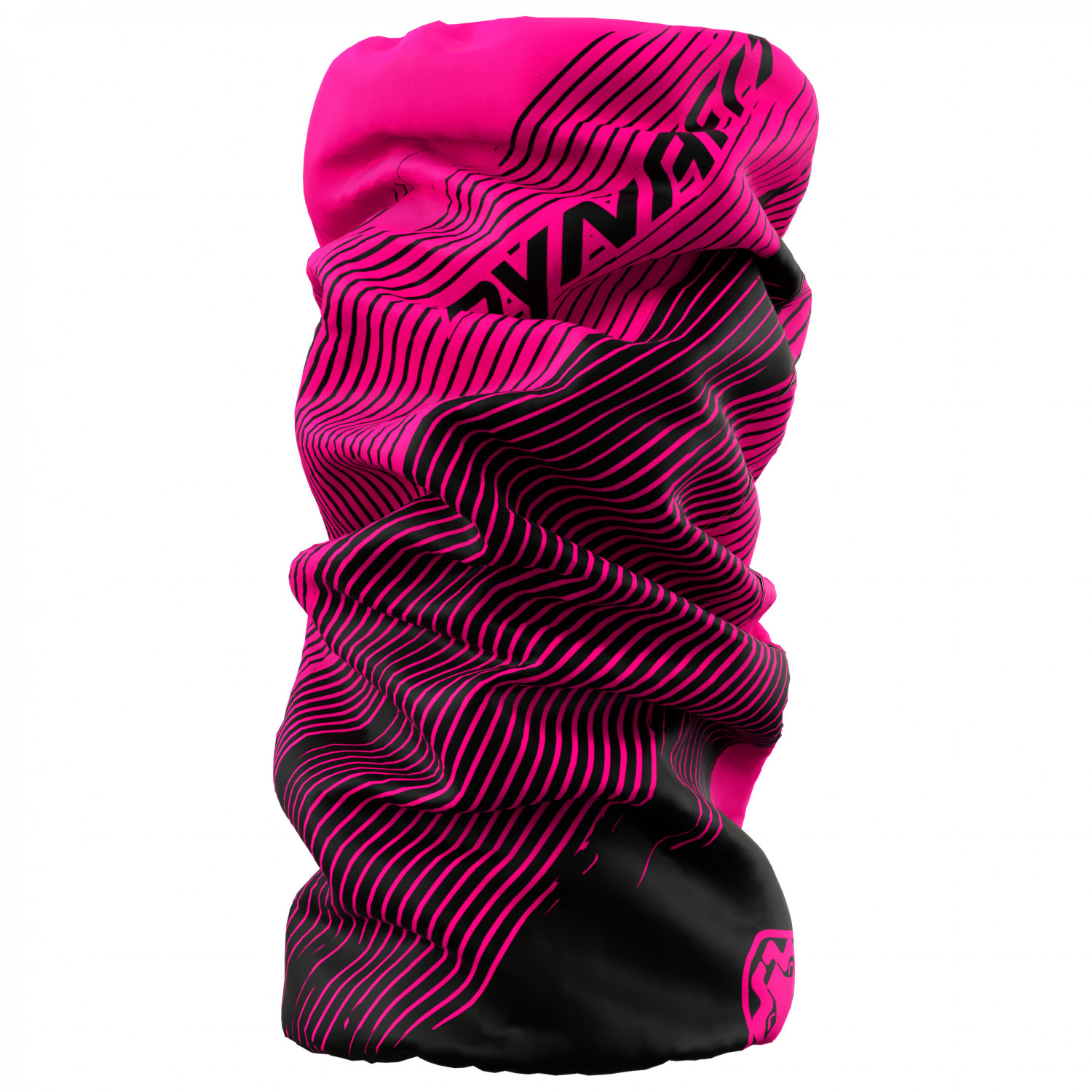 Шарф труба Dynafit Logo Neck Gaiter, цвет Pink Glo/Striped цена и фото