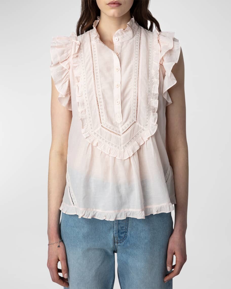 

Блуза Tama с развевающимися рукавами Zadig & Voltaire