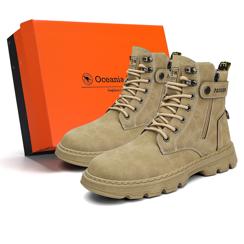 

Мужские ботинки Cahhrrn X Martin Boot Men Beige Oceania Roo