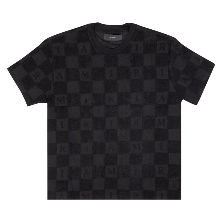 

Футболка Amiri Checked Towel 'Black', черный