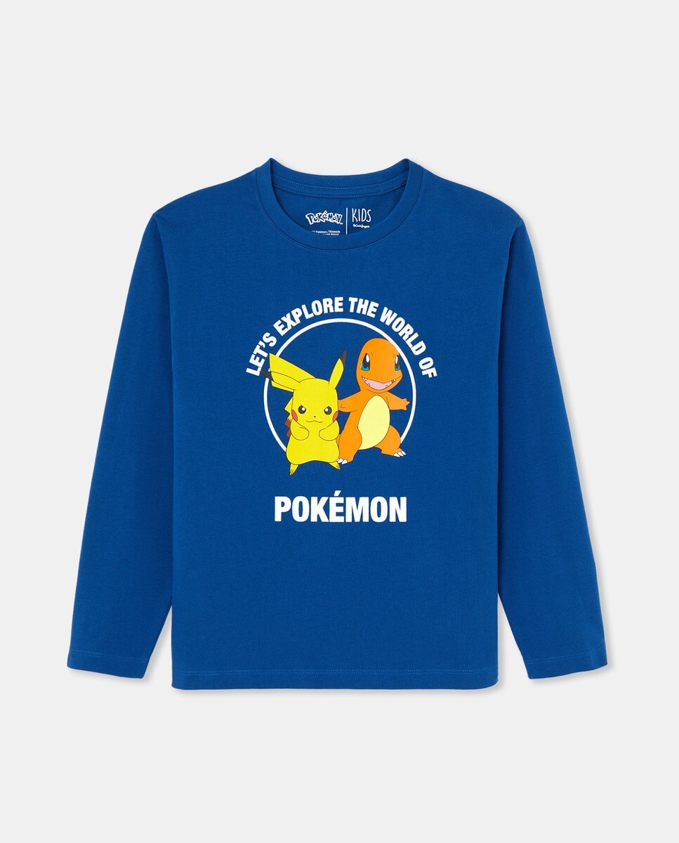 

Футболка с длинными рукавами Lic.Pokemon El Corte Inglés, синий
