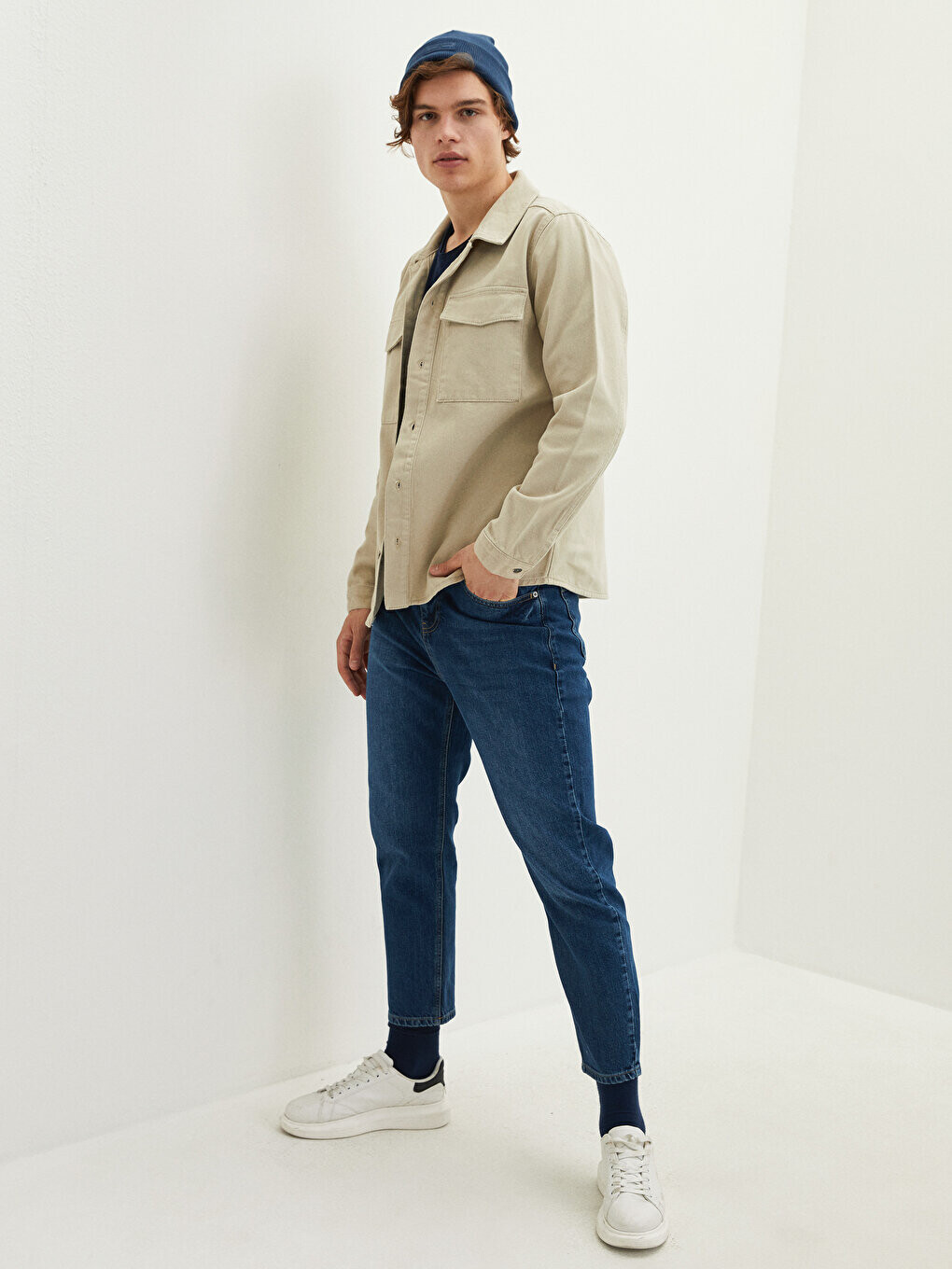 

710 Мужские джинсовые брюки свободного кроя LCW Jeans, среднее индиго родео