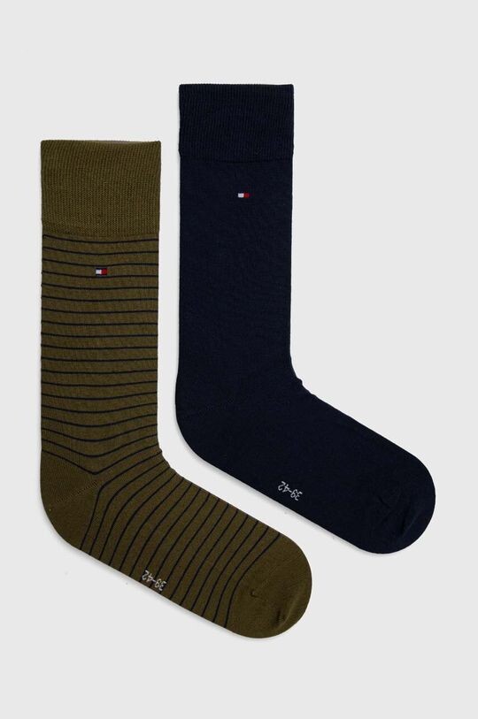 

Носки (2 пары) Tommy Hilfiger, зеленый