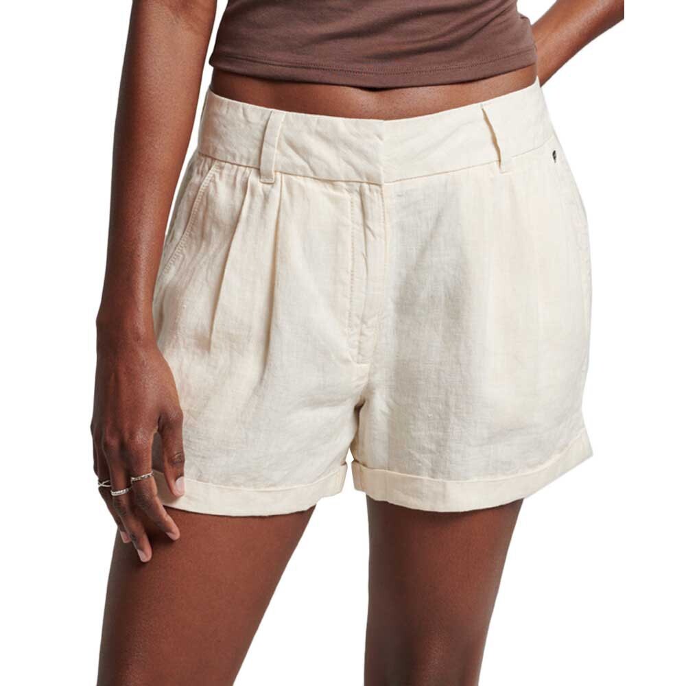 

Шорты Superdry Studios Overdyed Linen, белый