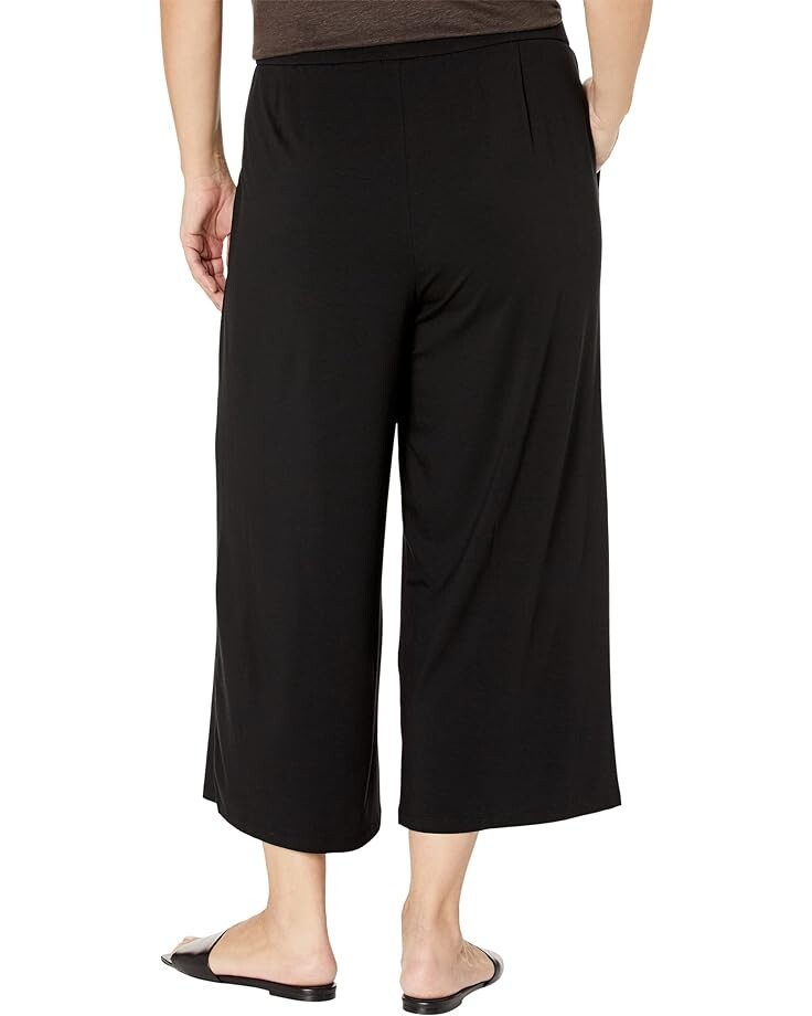 

Брюки Eileen Fisher Cropped Wide Leg Pants, черный