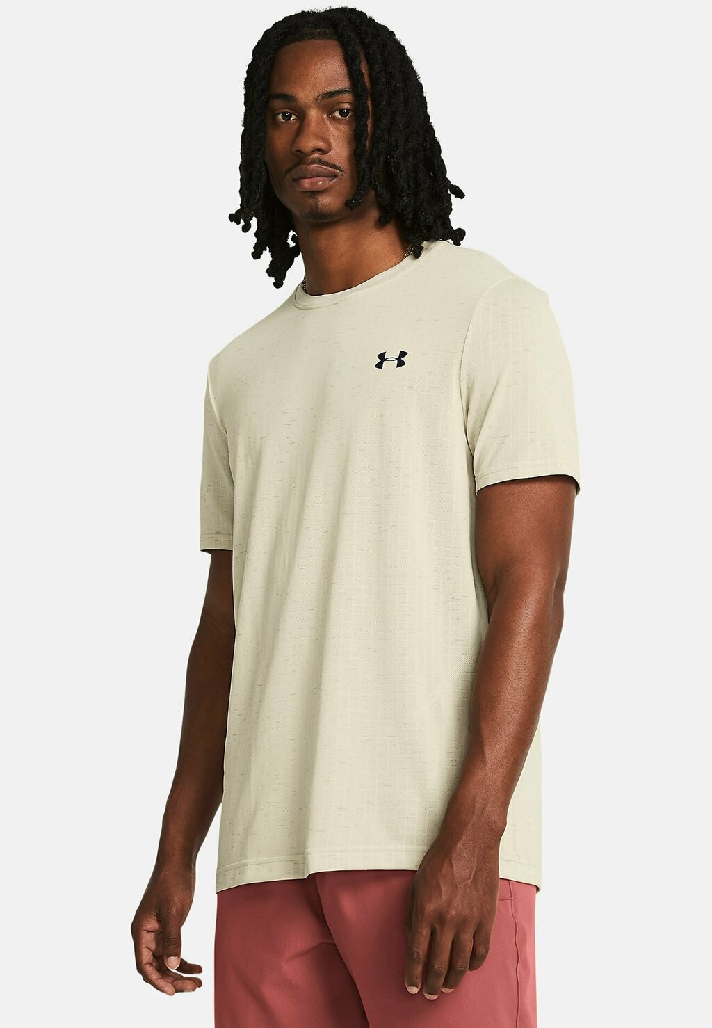 

Футболка с принтом SHORT SLEEVES SEAMLESS GRID Under Armour, цвет silt
