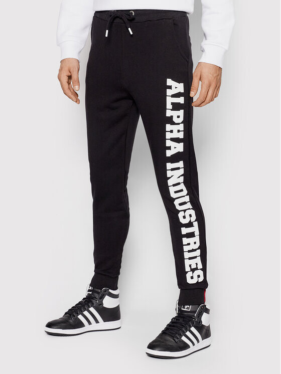 

Спортивные брюки стандартного кроя Alpha Industries, черный