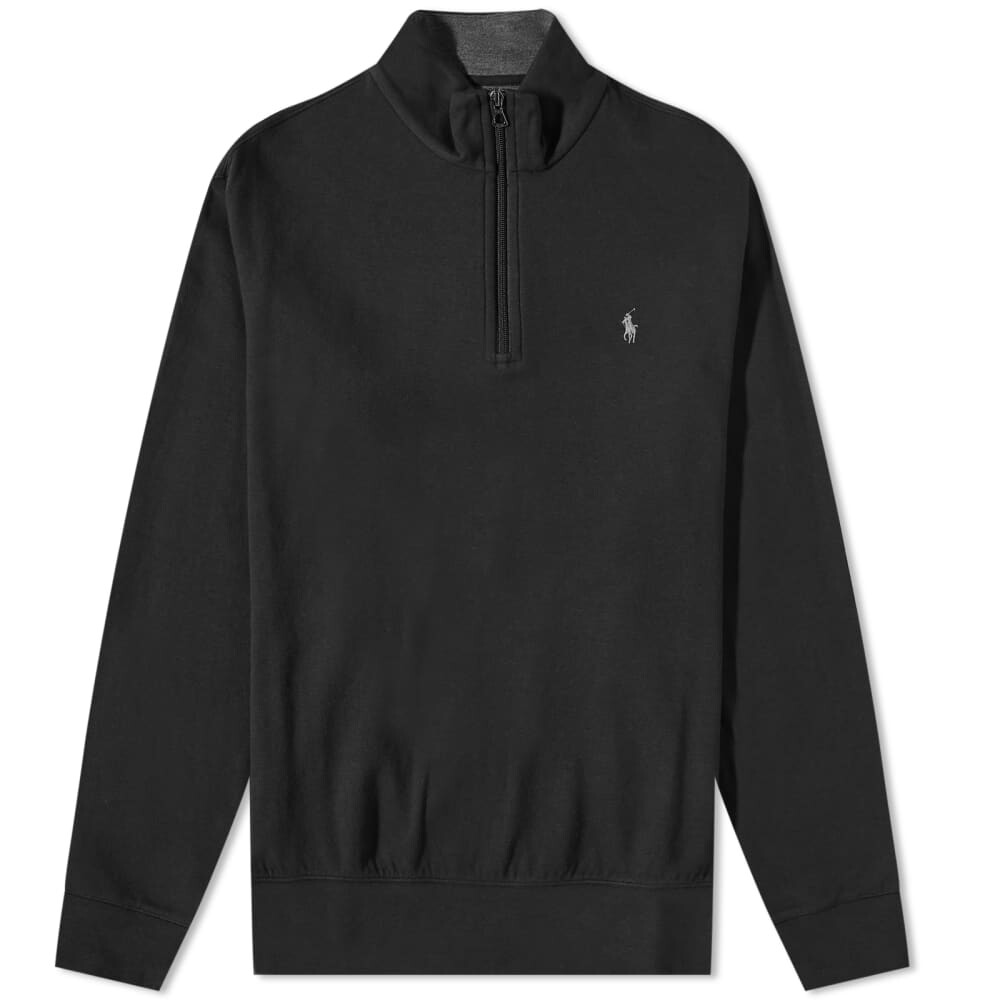 

Свитшот Polo Ralph Lauren на четверть молнии, черный