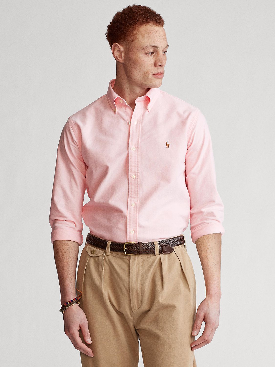 Оксфордская рубашка поло индивидуального кроя Ralph Lauren, розовый гусь с сост volkswagen polo polo fun cross polo выпуска с 2001 года включая рестайлинг с 2005 года seat ibiza