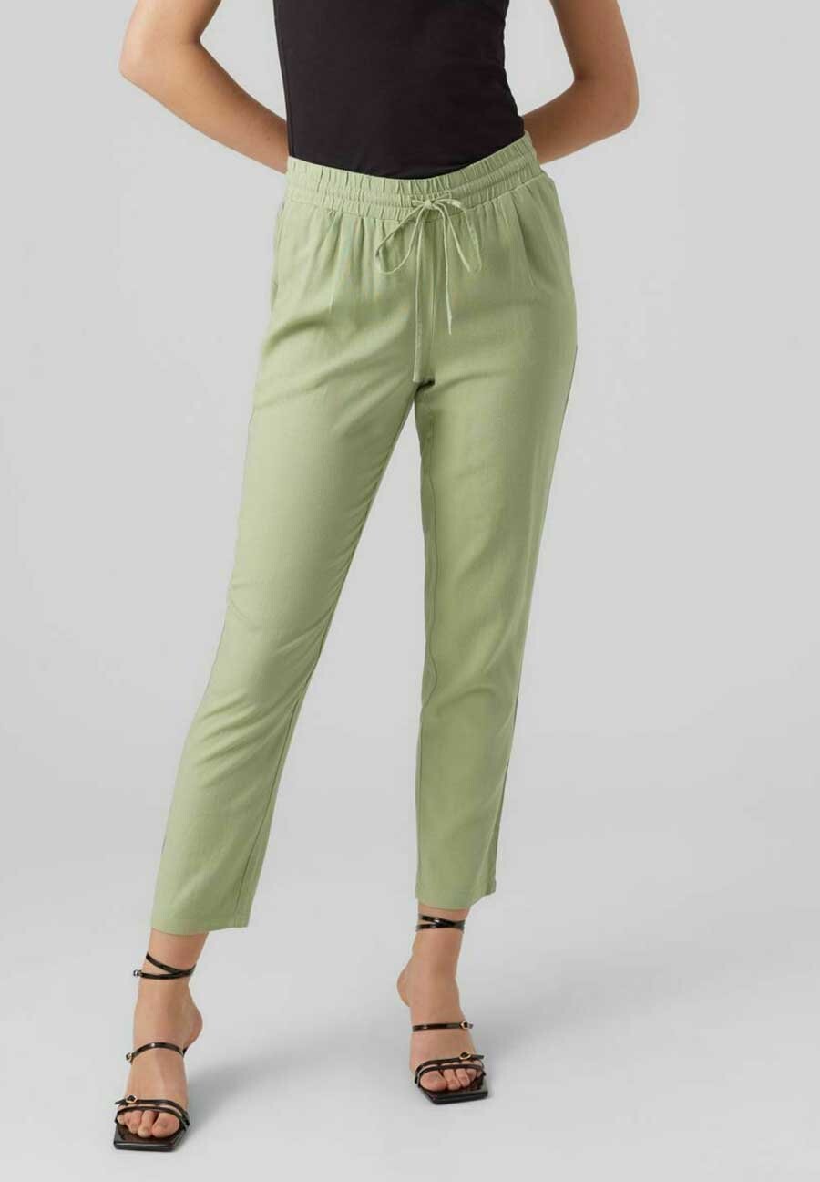 

Брюки JESMILO ANKLE GA NOOS Vero Moda, светло-зеленый