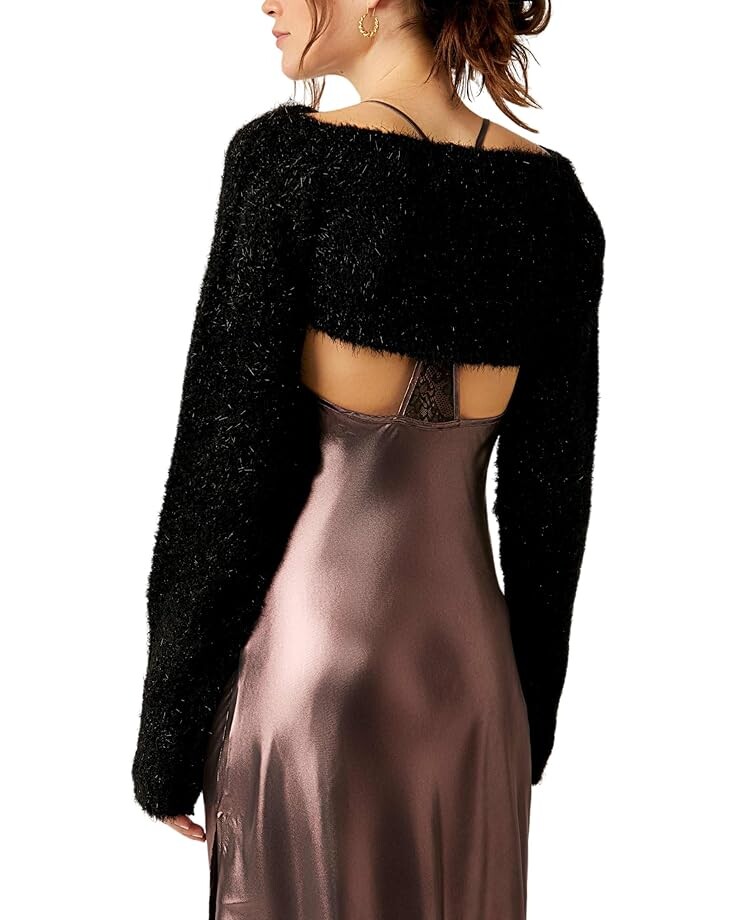 

Свитер Free People Shimmer Bolero, цвет Black Combo