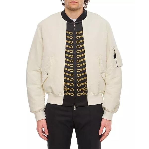 

Куртка collar bomber Alexander Mcqueen, черный