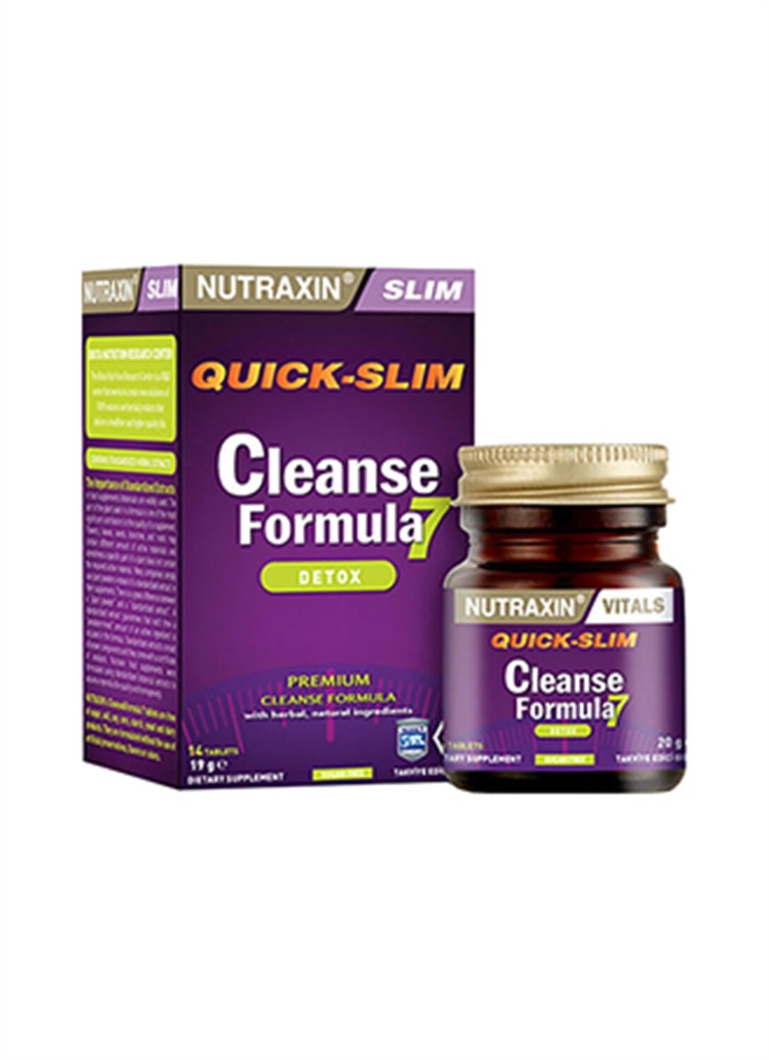 

Nutraxin Quick-Slim Cleanse Formula 7 14 таблеток