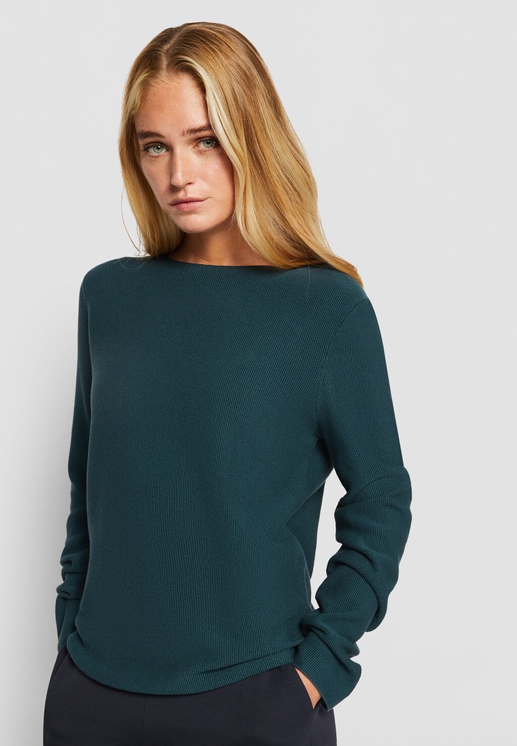 

Джемпер Marc O'Polo LONGSLEEVE BOATNECK, цвет night pine