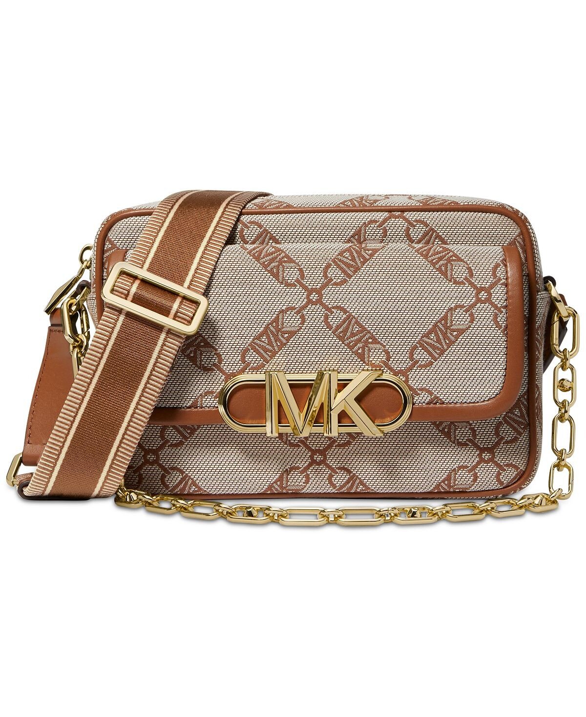 

Сумка через плечо с камерой и логотипом Parker Chain Swag среднего размера Michael Kors