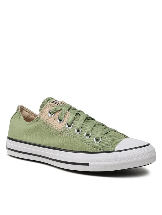 

Кроссовки из ткани Converse, хаки