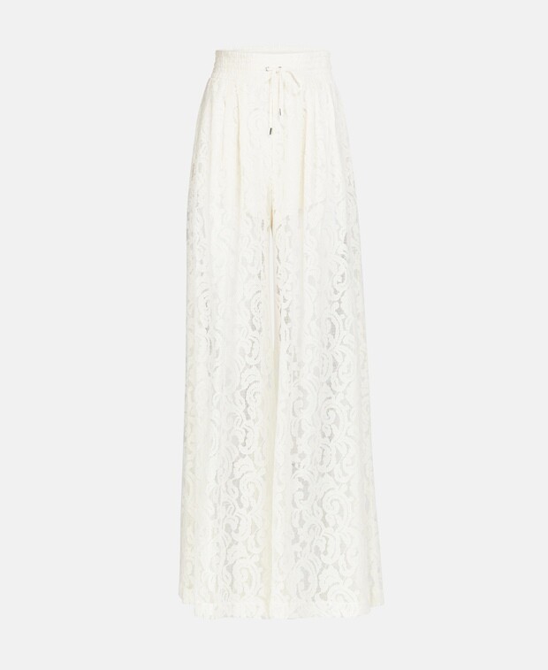 

Кружевные брюки bcbgmaxazria, белый