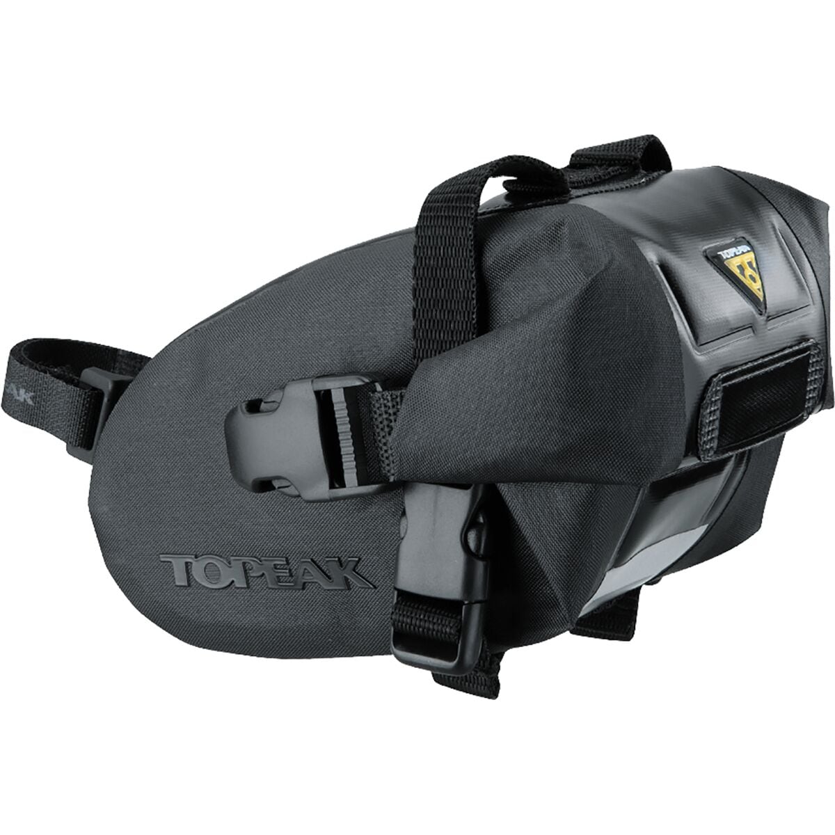 Седельная сумка wedge drybag с креплением на ремень Topeak, черный чехол для смартфона topeak smartphone drybag 6