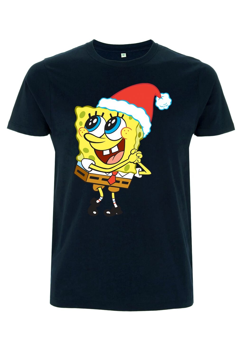 

Футболка с принтом SPONGEBOB SQUAREPANTS SANTA HAT Henry Tiger, темно-синий