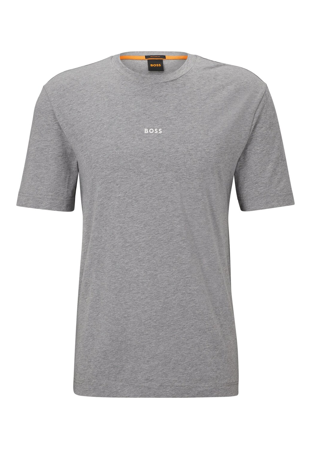 

Футболка BOSS TCHUP Relaxed Fit, светло-серый