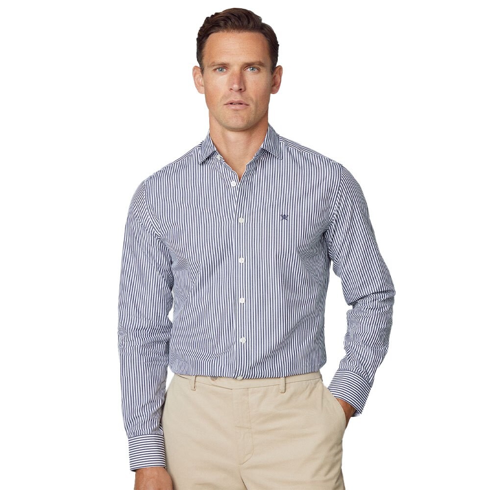 

Рубашка с длинным рукавом Hackett Essential Bengal, синий