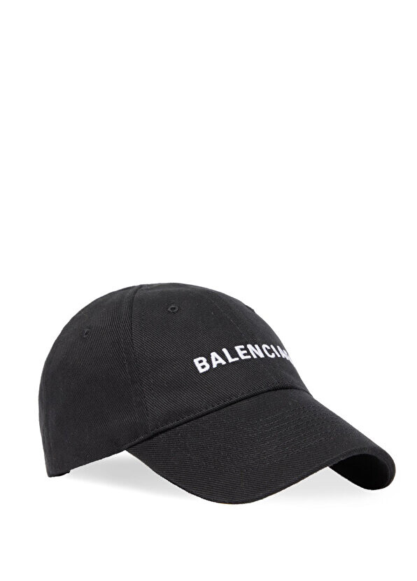 

Детская шапка унисекс с черным логотипом Balenciaga