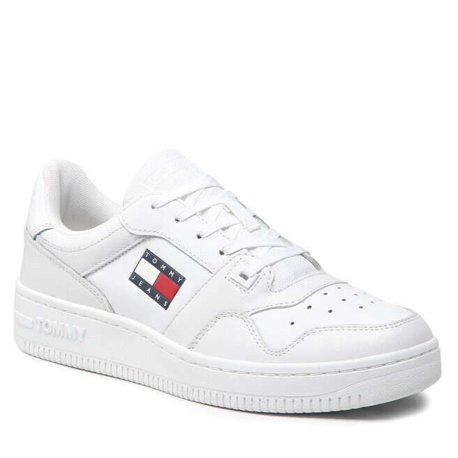 

Кроссовки Tommy Jeans RetroBasket, белый