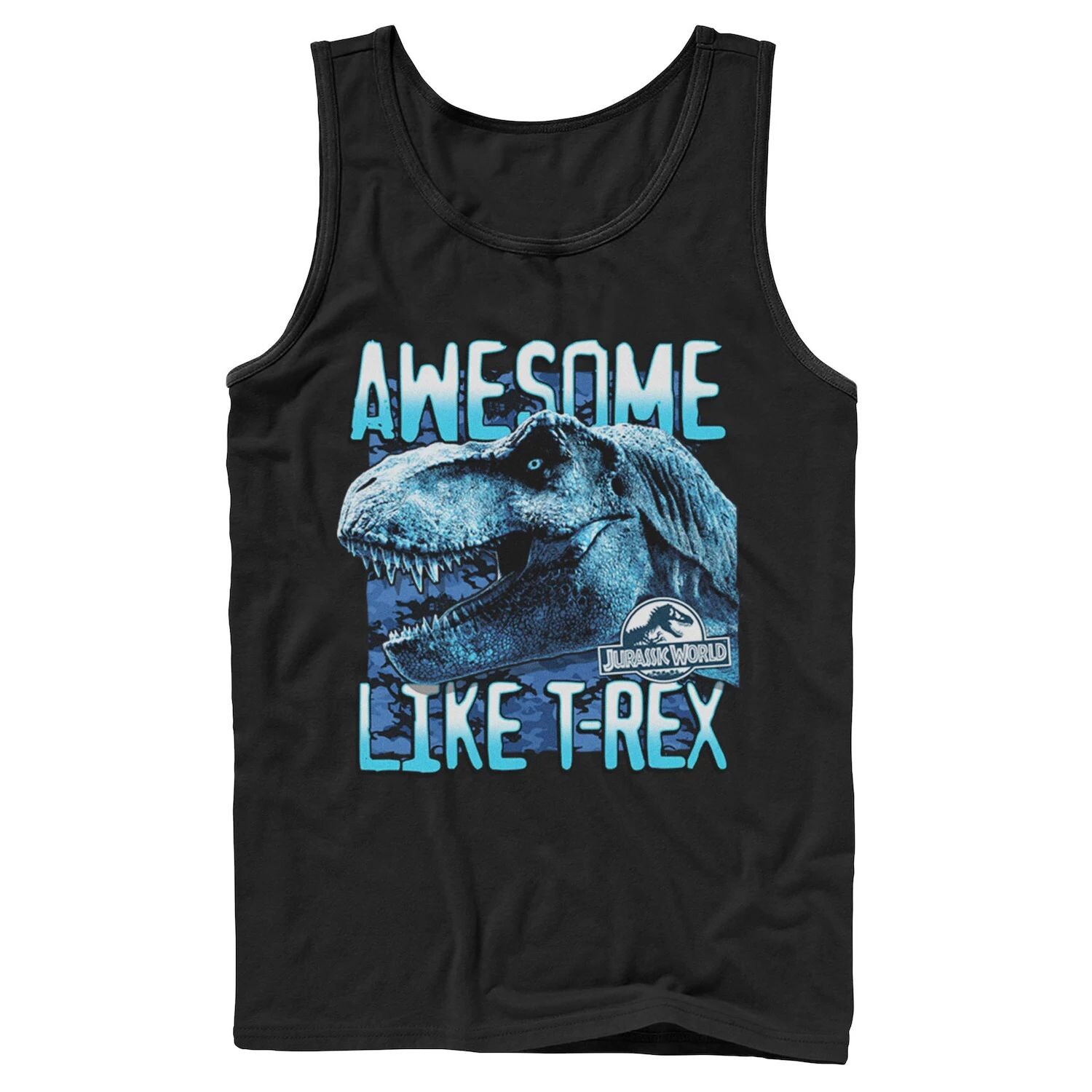 

Мужская майка Jurassic World Two Awesme Lke T-Rex Licensed Character