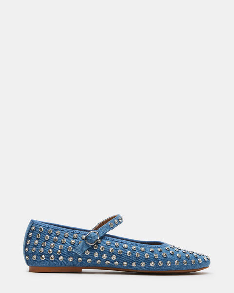 

Балетки Vinetta Denim Rhinestones Steve Madden, синий