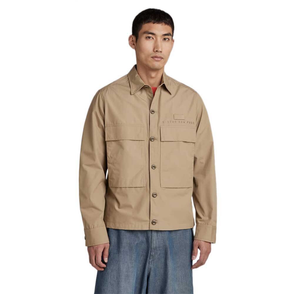 

Куртка G-Star Pocketony Service Overshirt, бежевый