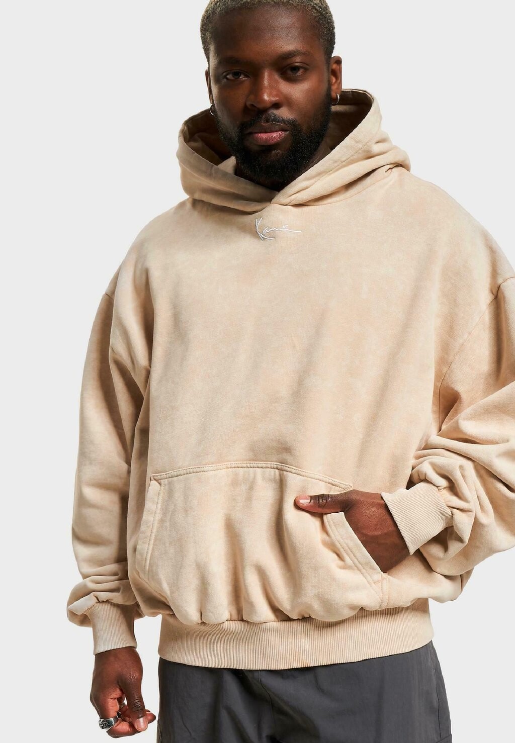 

Толстовка SMALL SIGNATURE OS HEAVY Karl Kani, серо-коричневый