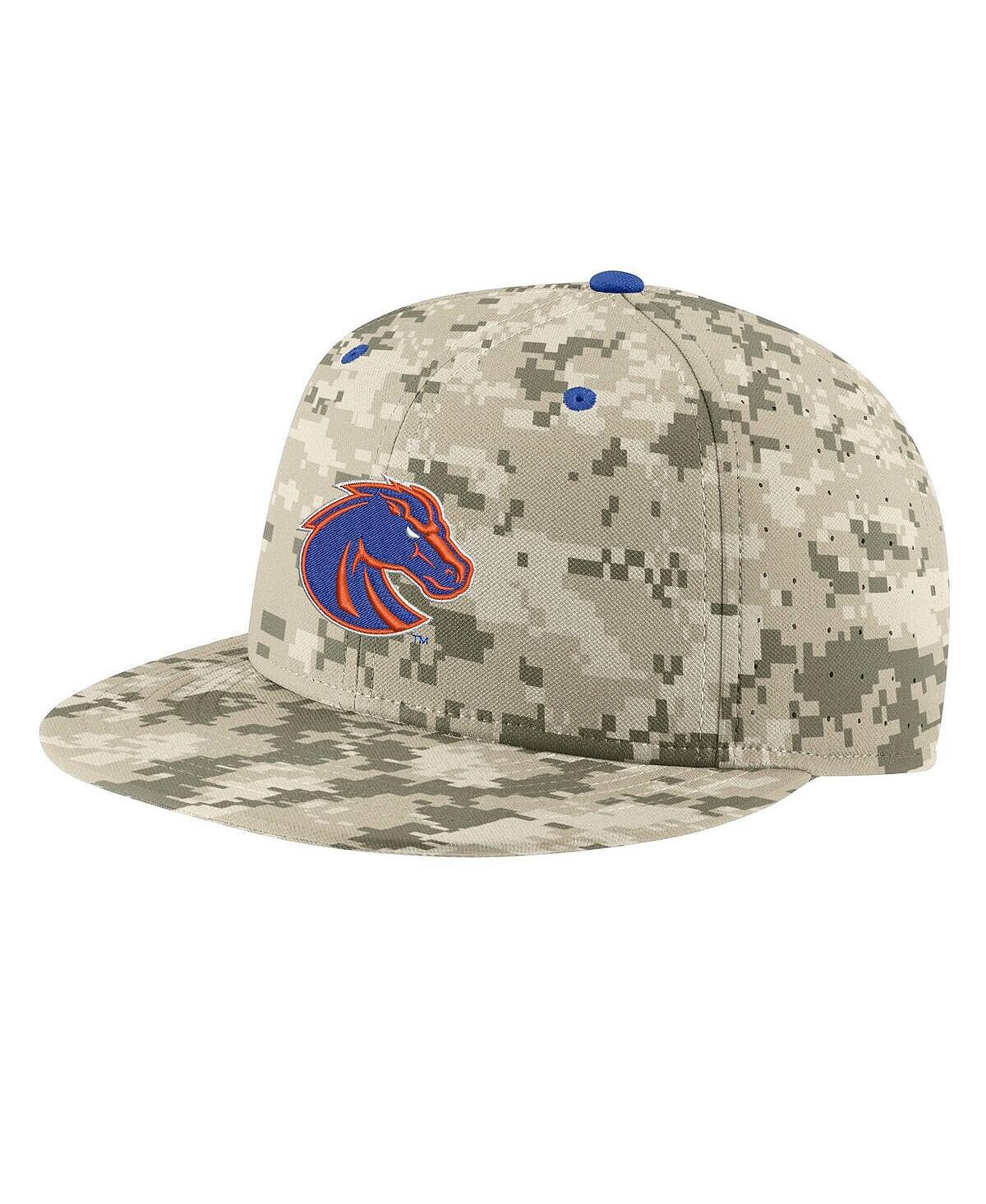

Мужская камуфляжная приталенная бейсболка Boise State Broncos Aero True Baseball Performance Nike