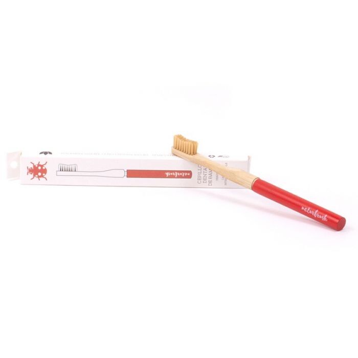 

Зубная щетка Headless Cepillo Dental de Bambú Naturbrush, Rojo