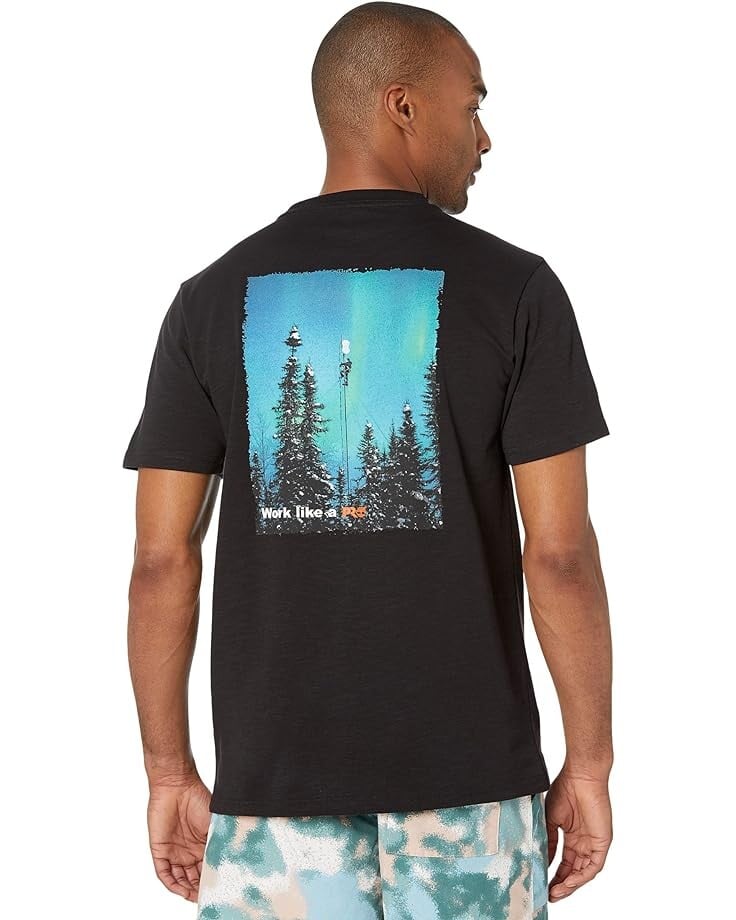 

Футболка Timberland PRO Base Plate Heavyweight "Northern Lights" Graphic Short Sleeve T-Shirt, черный