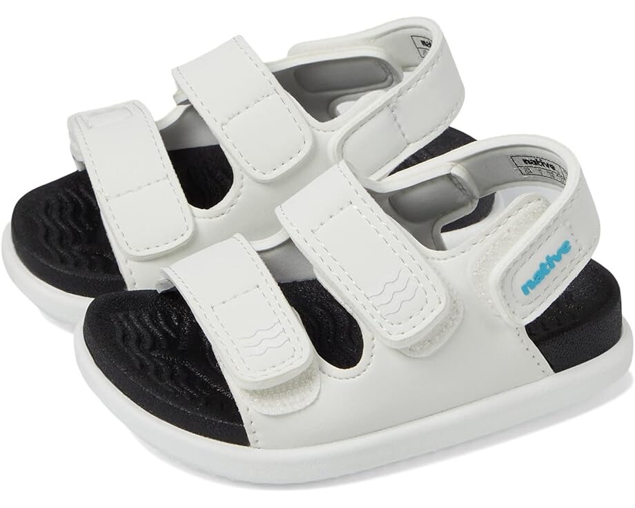 Сандалии Native Shoes Frankie Sugarlite, цвет Shell White/Jiffy Black/Shell White