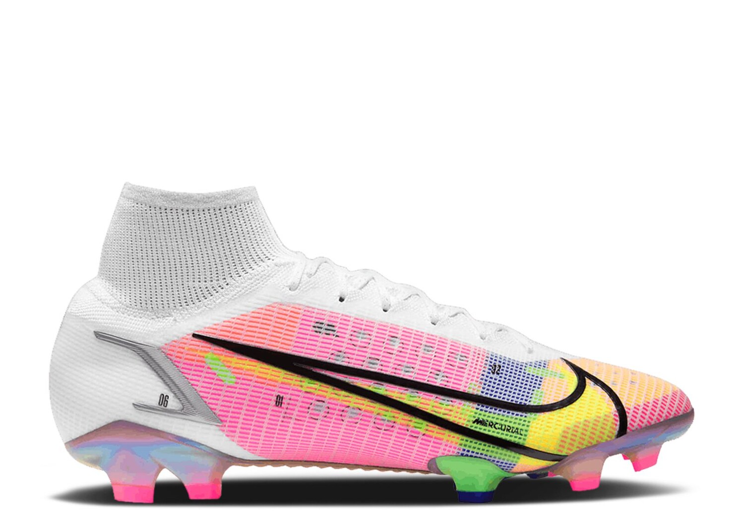 

Кроссовки Nike Mercurial Superfly 8 Elite Fg 'White Dark Raisin', белый