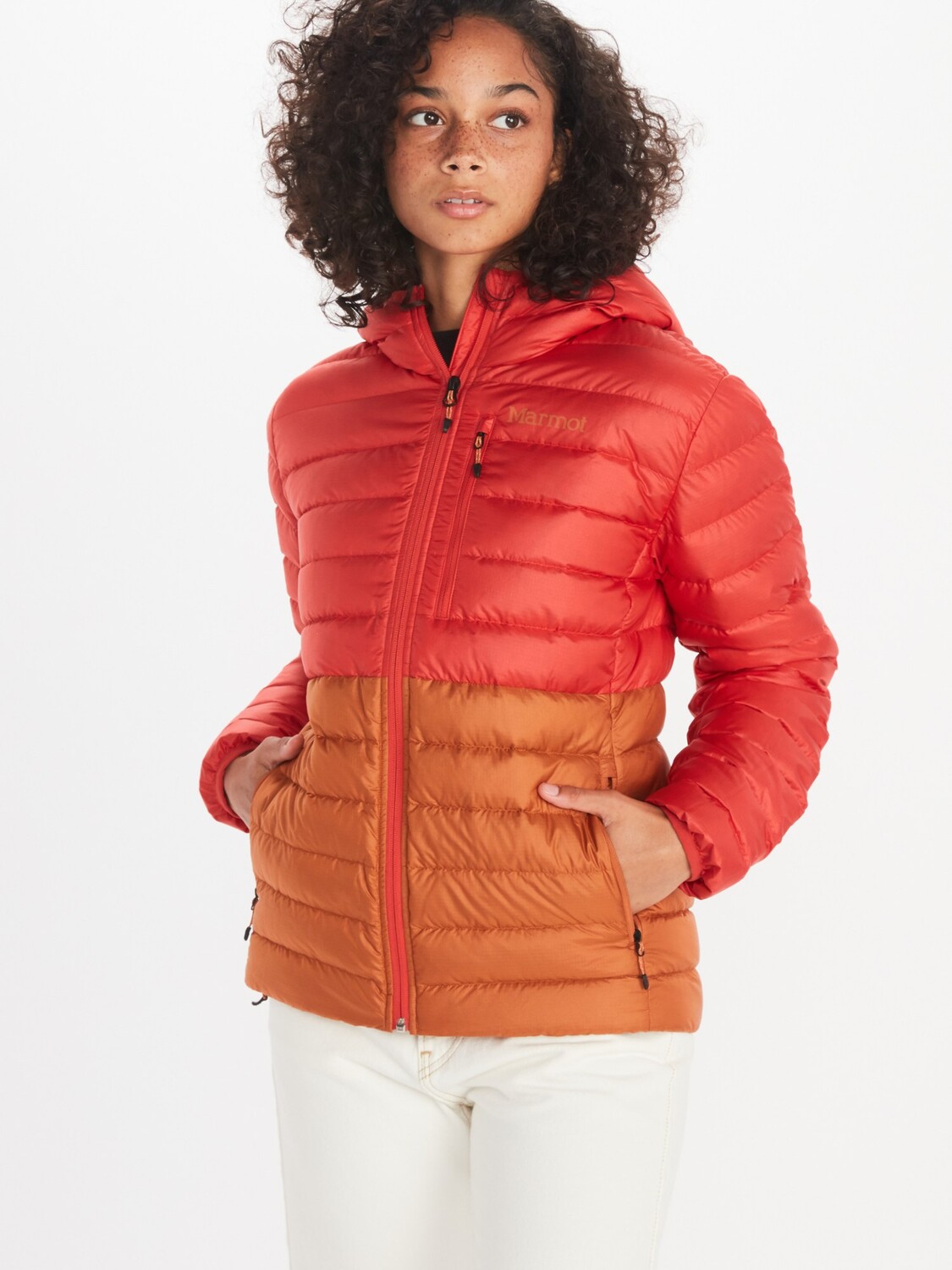 

Толстовка Highlander Down – женская Marmot, красный