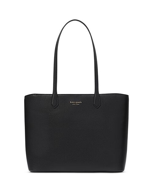 

Большая сумка-тоут Veronica из шагреневой кожи kate spade new york, цвет Black