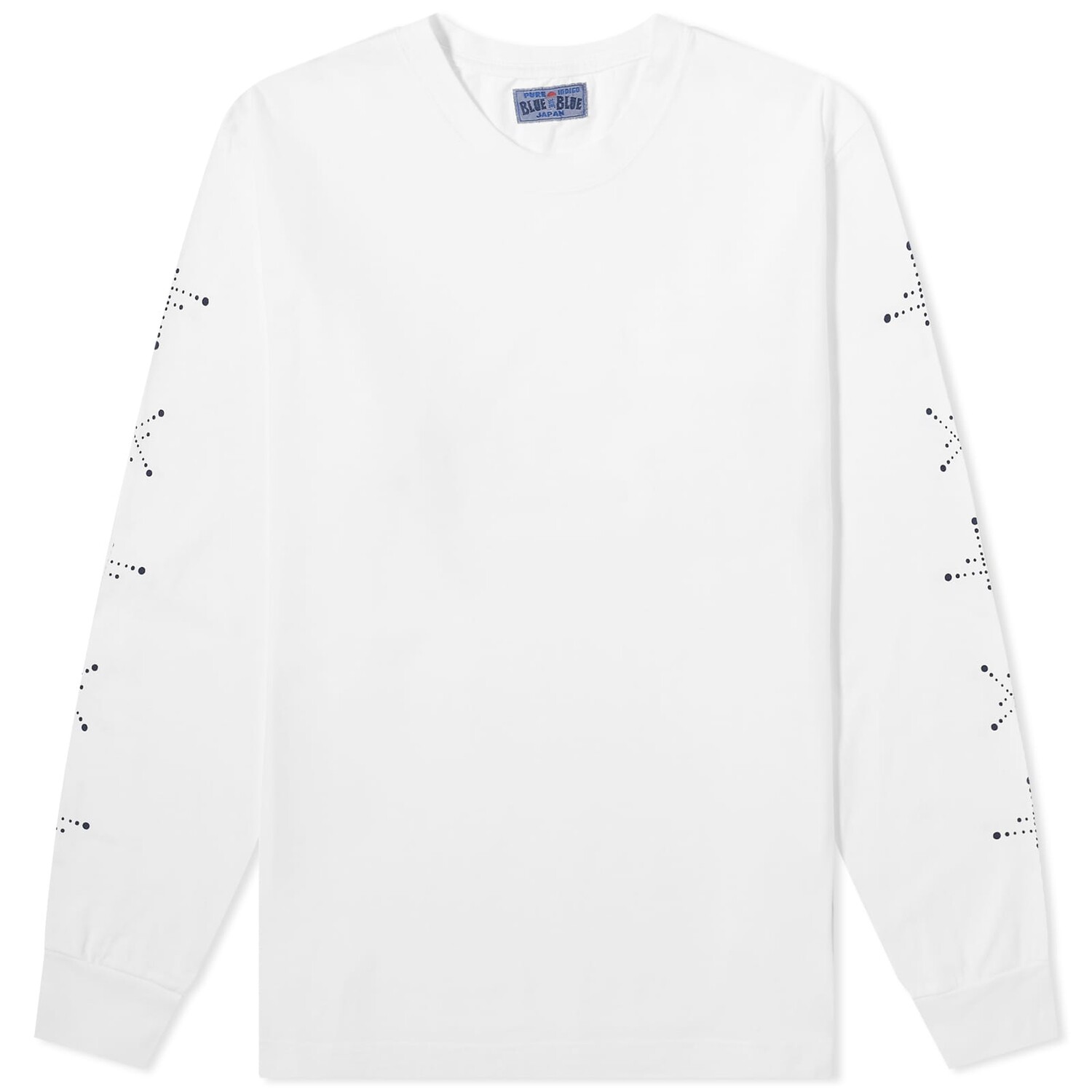 

Футболка Blue Blue Japan Koborebi Printed Long Sleeve, белый